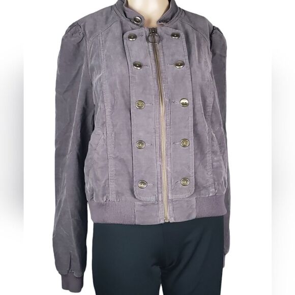 Anthropologie Idra Purple Corduroy Jacket - Picture 1 of 7